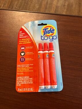 Tide To Go Instant Stain Remover Pens - Red (3 Pack)
